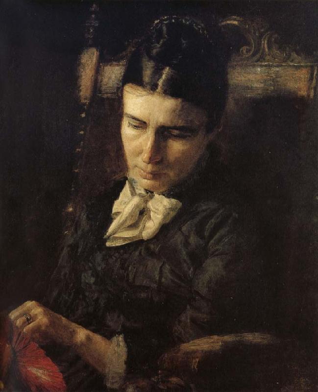 Thomas Eakins Dr. Brinton-s Wife Germany oil painting art